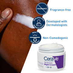 CeraVe cream texture close-up demonstrating smooth hydration