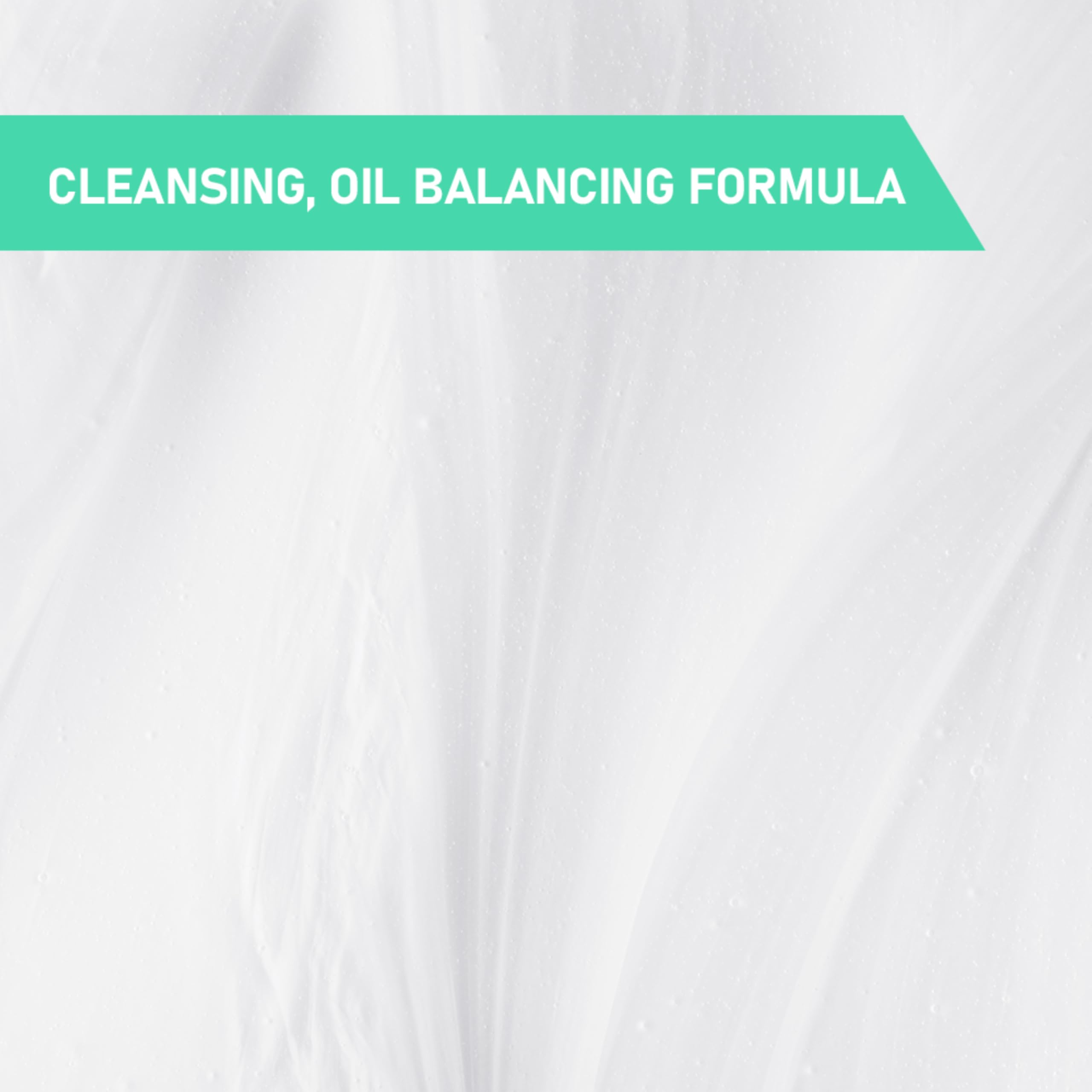 Using CeraVe on curly hair demonstrating gentle, non-drying cleansing