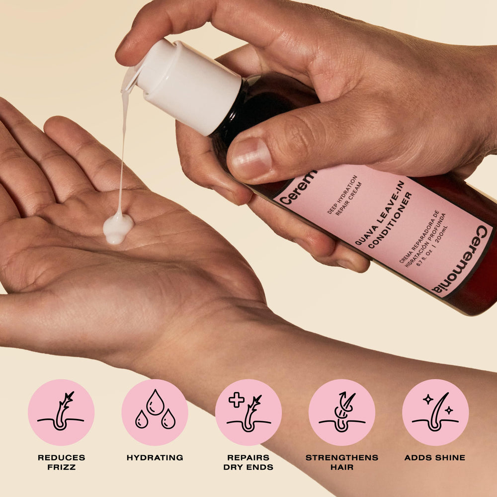Ceremonia Guava Leave-In Ingredients Tamarind spotlight for nourishment.