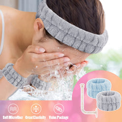 CERETIA microfiber wristbands deliver quick-dry comfort after cleansing