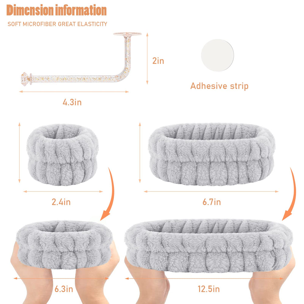 CERETIA wristbands stretch highlights flexible sizing for different wrists