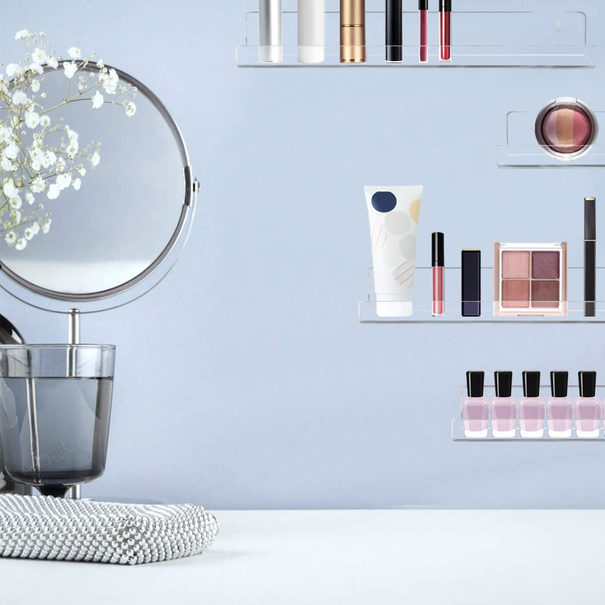 Cerpourt translucent organizer guarantees high visibility and easy color-matching at a glance.