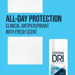 Certain Dri Everyday Strength pack-of-3 highlights travel-friendly quantity for on-the-go protection.