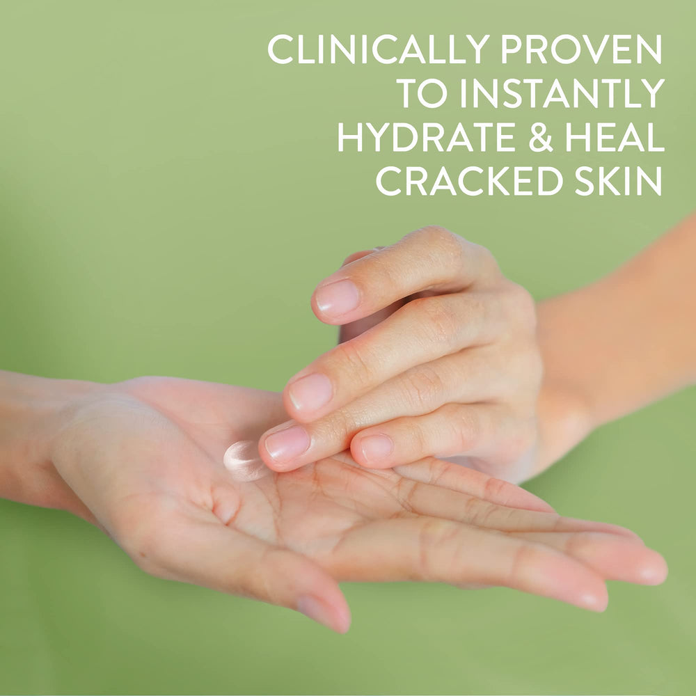 Cetaphil Cracked Skin Repair Balm branding beside clean packaging signals trusted protection.