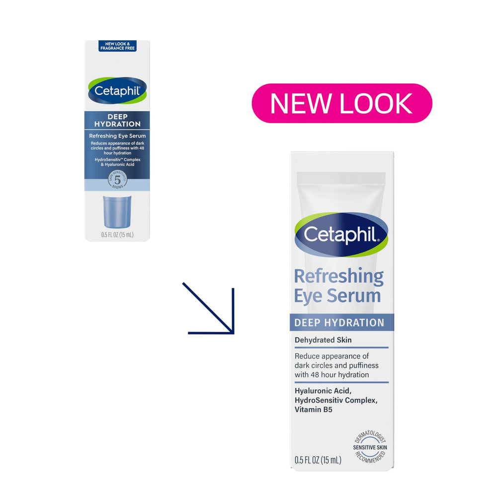 Cetaphil Deep Hydration Eye Serum applicator tip for gentle under-eye massage.