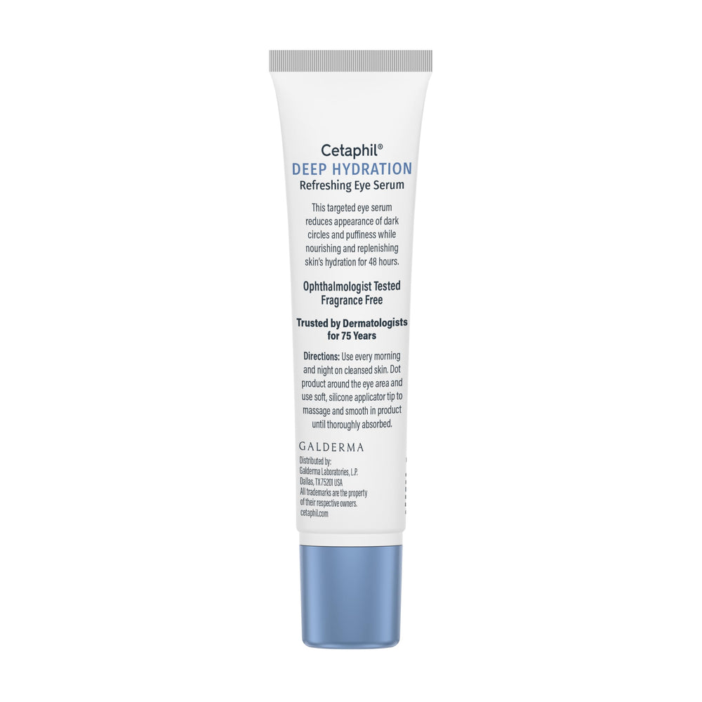 Cetaphil Deep Hydration Eye Serum offers fragrance-free comfort around eyes.
