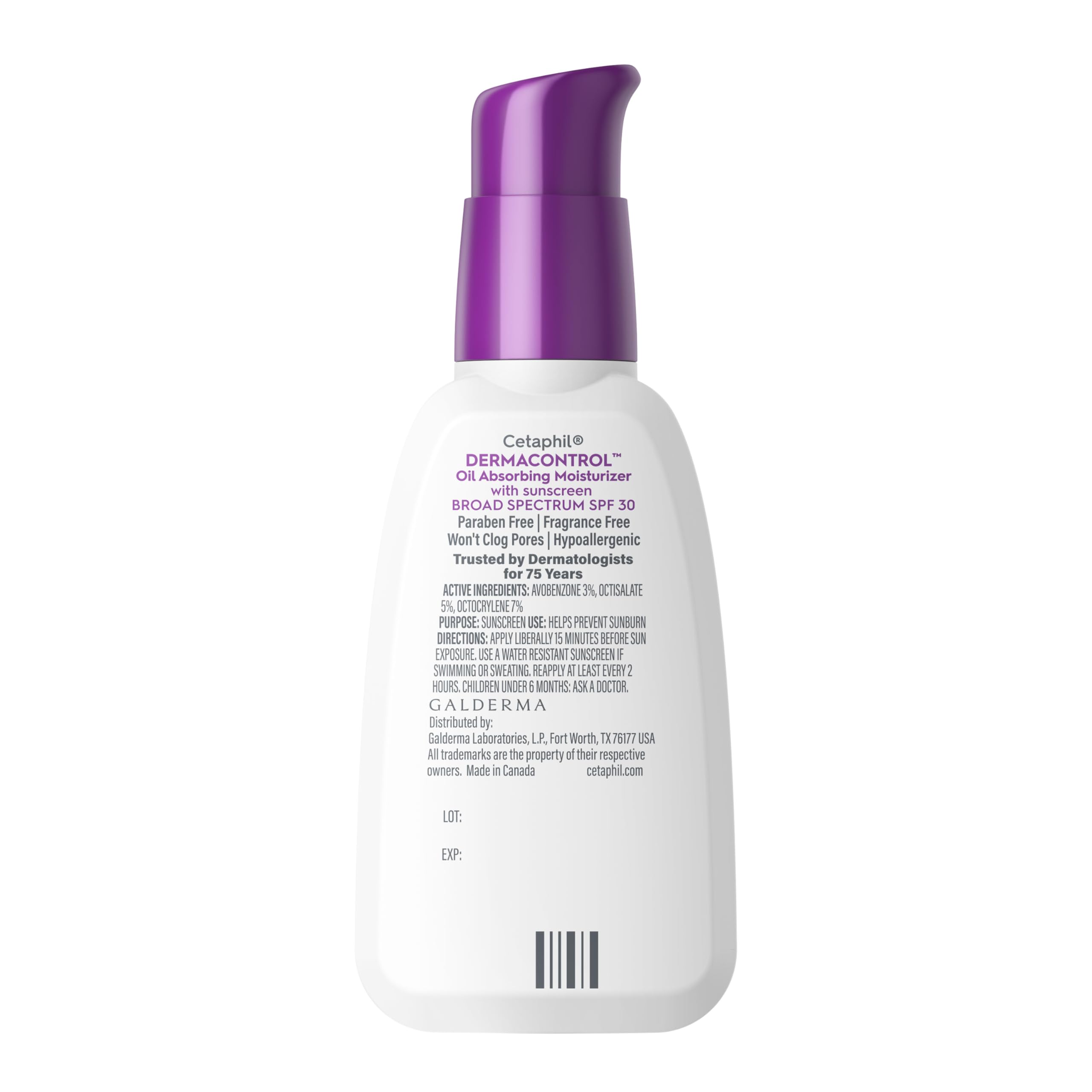 Cetaphil DermaControl daytime moisturizer routine shot for morning skincare