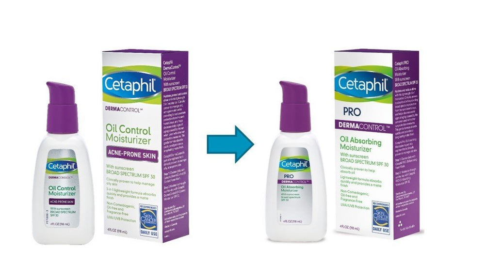 Cetaphil Dermacontrol SPF30 application image showing easy layering under makeup