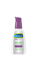 Cetaphil Dermacontrol SPF30 Moisturizer bottle showing lightweight hydration for acne-prone skin
