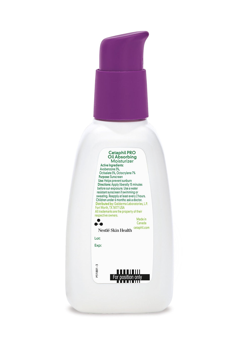Cetaphil Dermacontrol SPF30 close-up on oleosome technology for gentler hydration