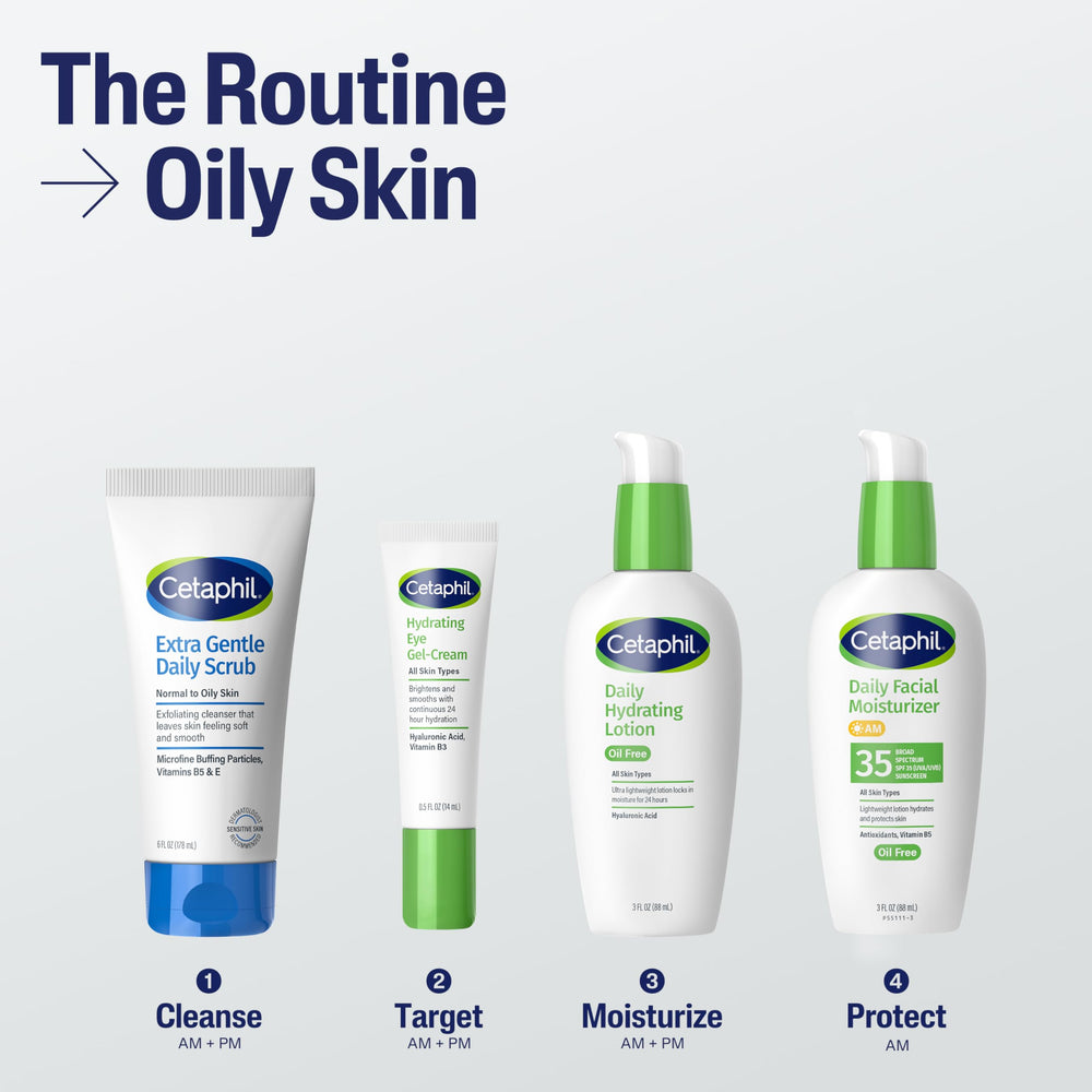 Dermatologist-tested Cetaphil Exfoliating Face Wash supports sensitive-skin care.