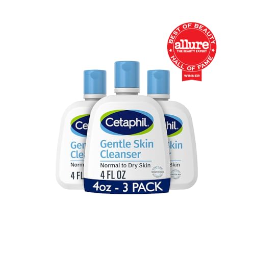 Cetaphil Face Wash bottle close-up, soap-free and non-foaming formula for sensitive skin.
