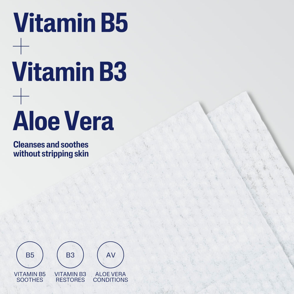 Cetaphil face wipes after-workout – quick refresh without residue.