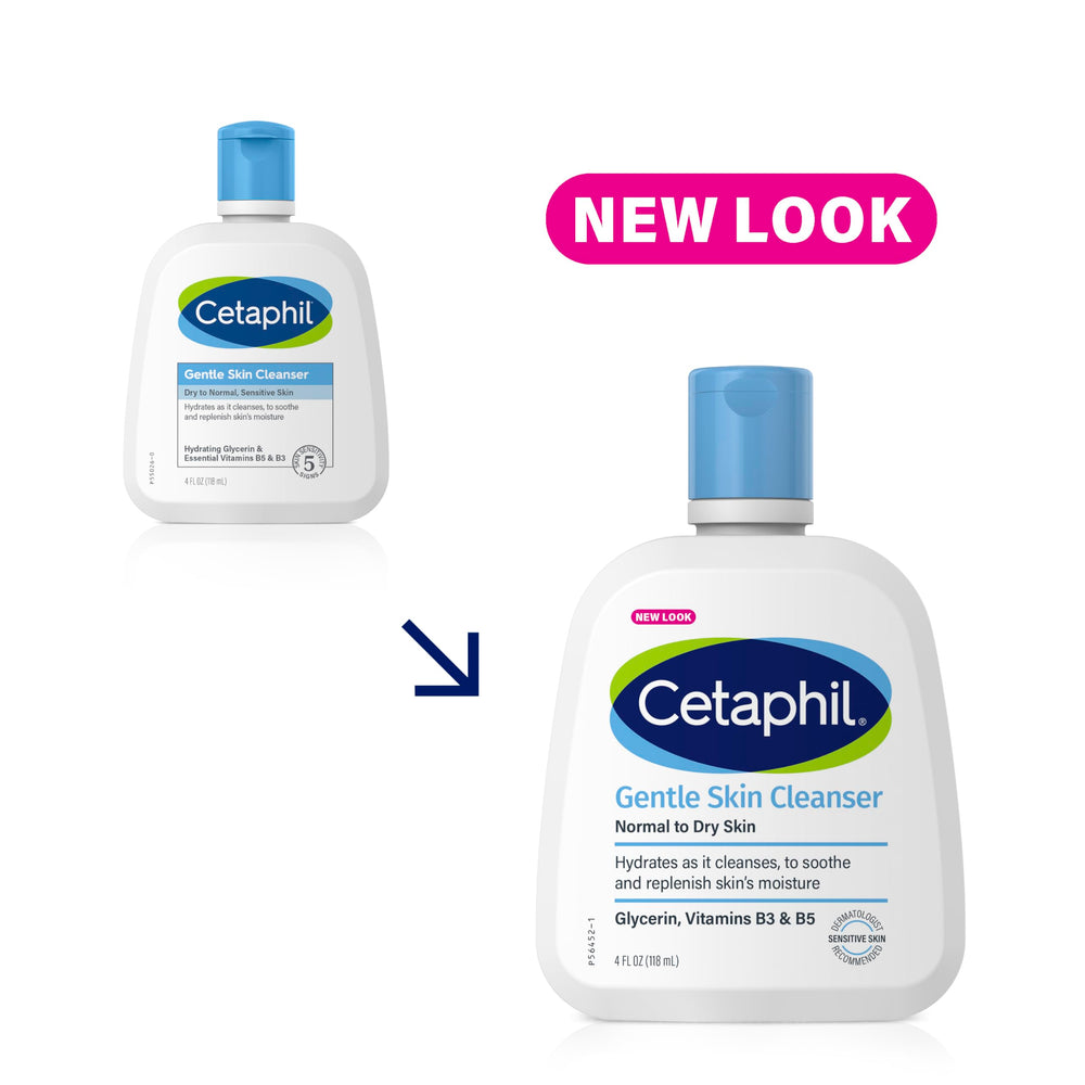 Cetaphil Gentle Skin Cleanser demonstrates micellar cleansing for gentle dirt and makeup removal.