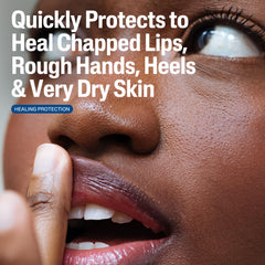 Close-up of Cetaphil Healing Ointment texture highlighting rich petrolatum-based protection