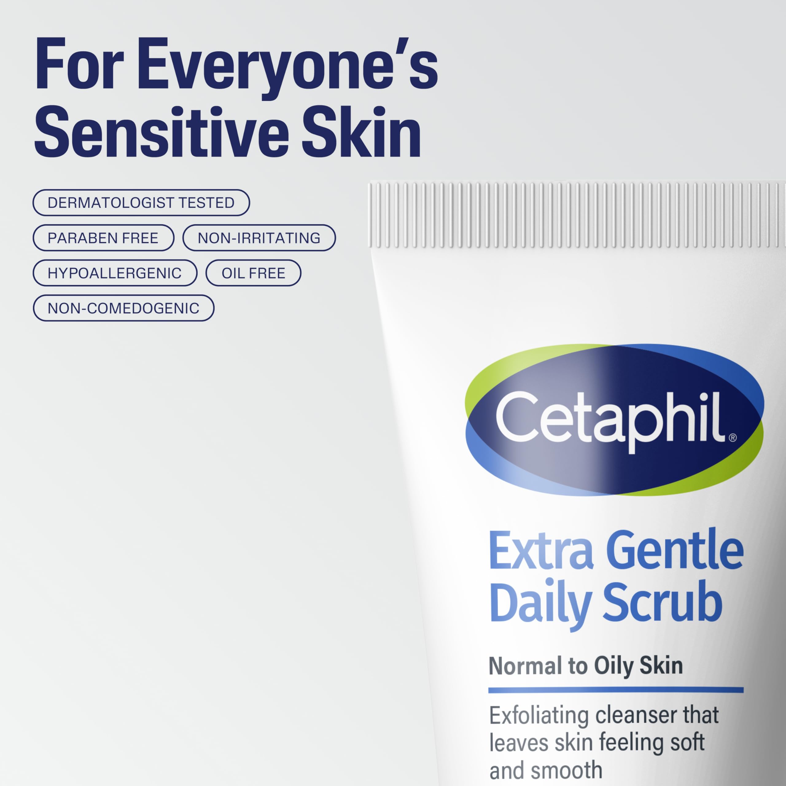 Cetaphil Hypoallergenic label signals suitability for sensitive skin