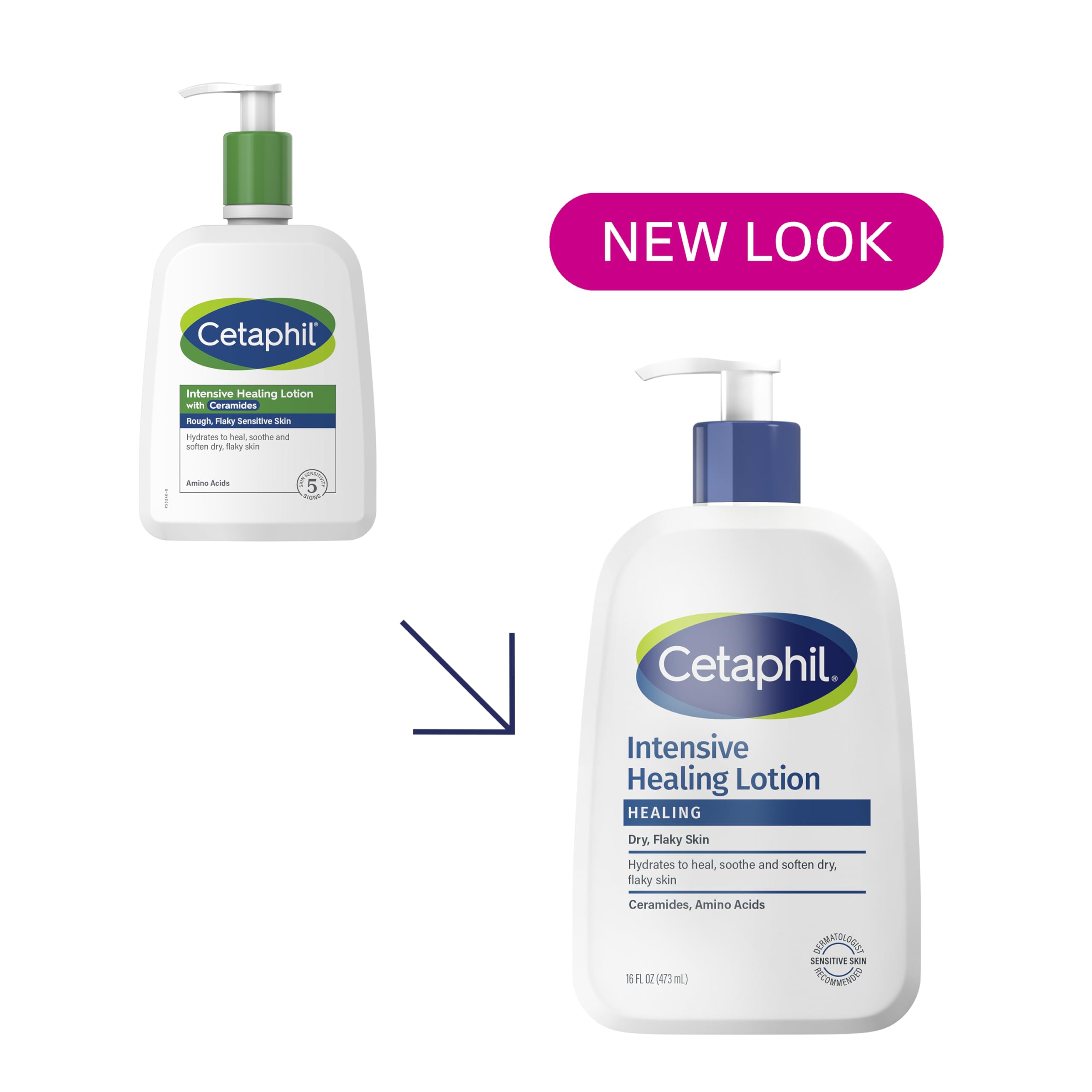 Cetaphil Intensive Healing Lotion texture close-up showing non-greasy absorption