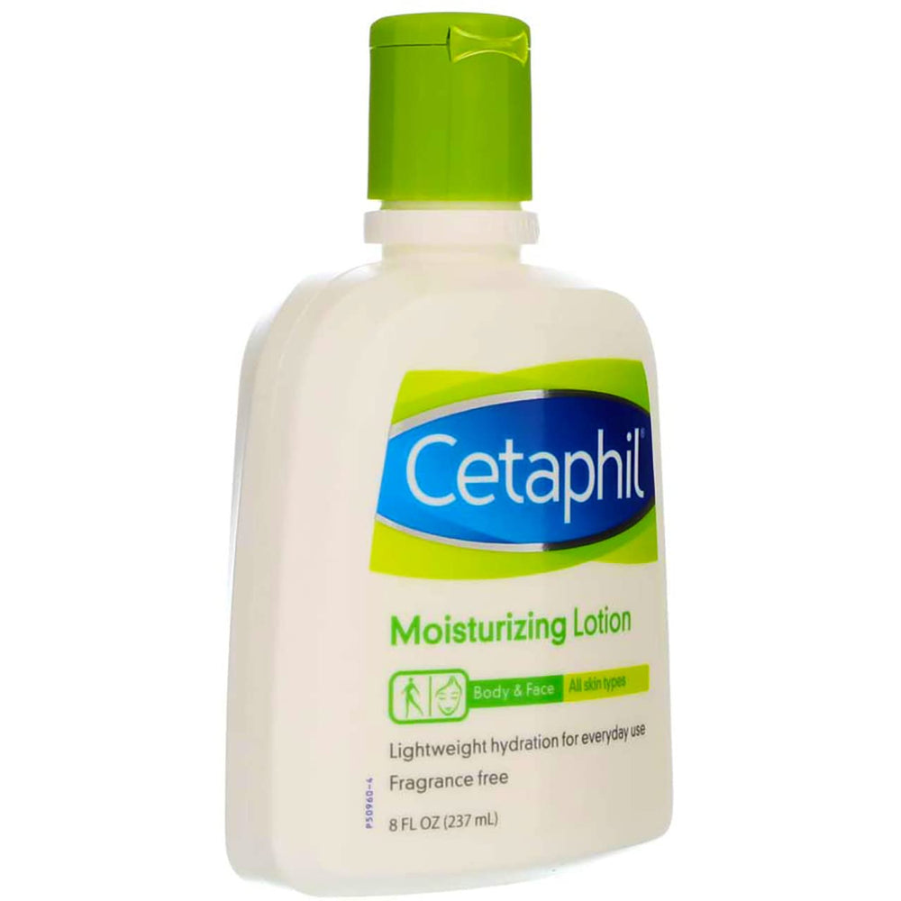 Cetaphil Moisturizing Lotion texture shot showing smooth, non-greasy finish.
