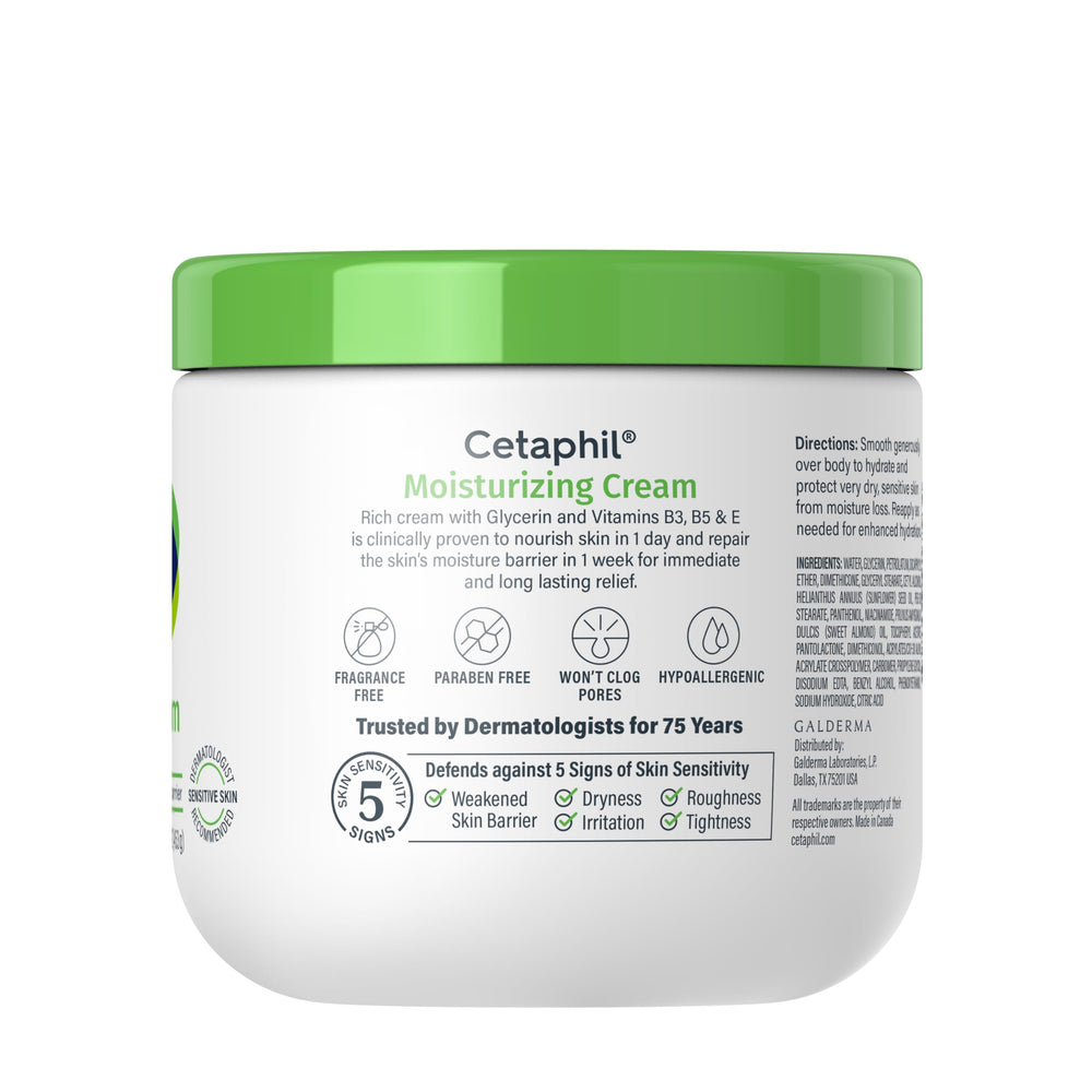 Cetaphil niacinamide panthenol ingredient close-up signaling moisture and barrier support.