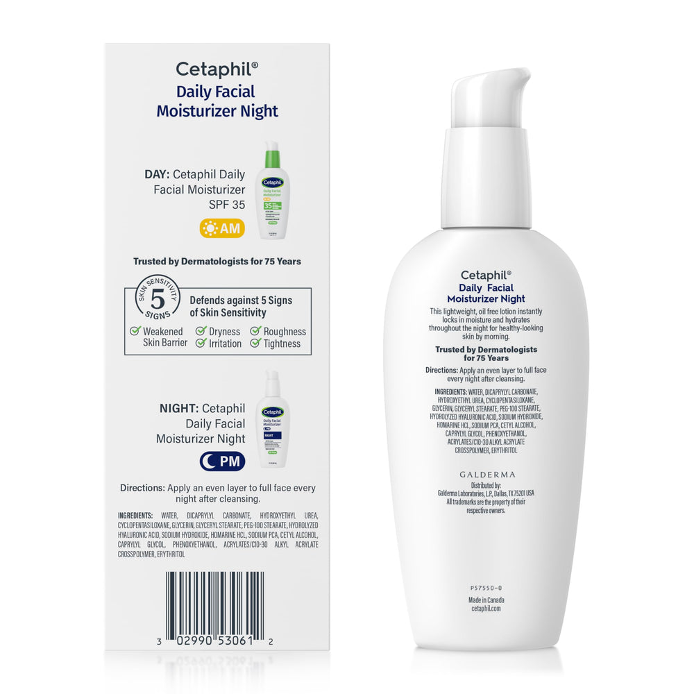 Cetaphil Night Moisturizer fits into a calm night routine for nourishment.