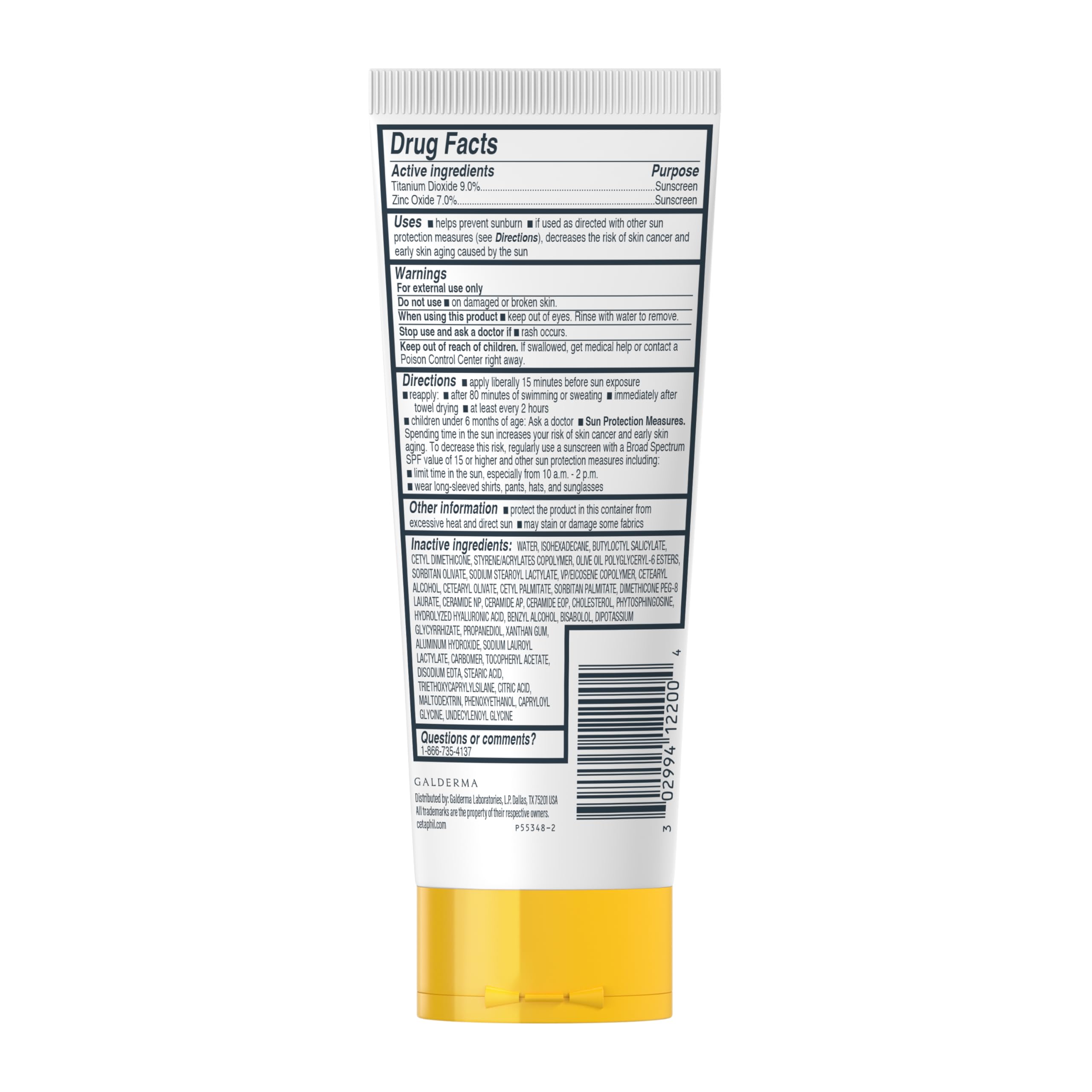 Cetaphil reef-safe mineral sunscreen suitable for outdoor activities
