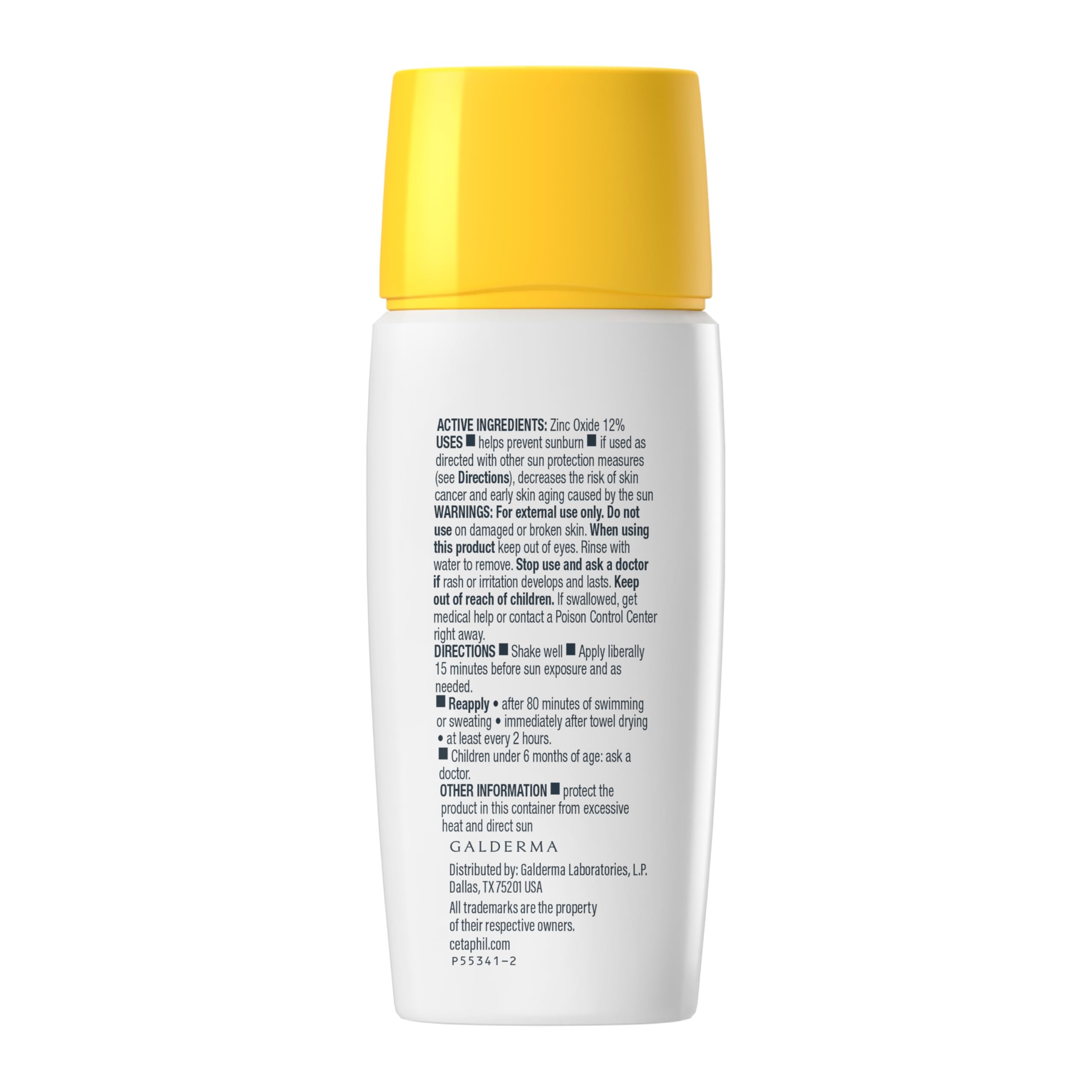 Cetaphil sheer mineral sunscreen hydrates skin with vitamin E.