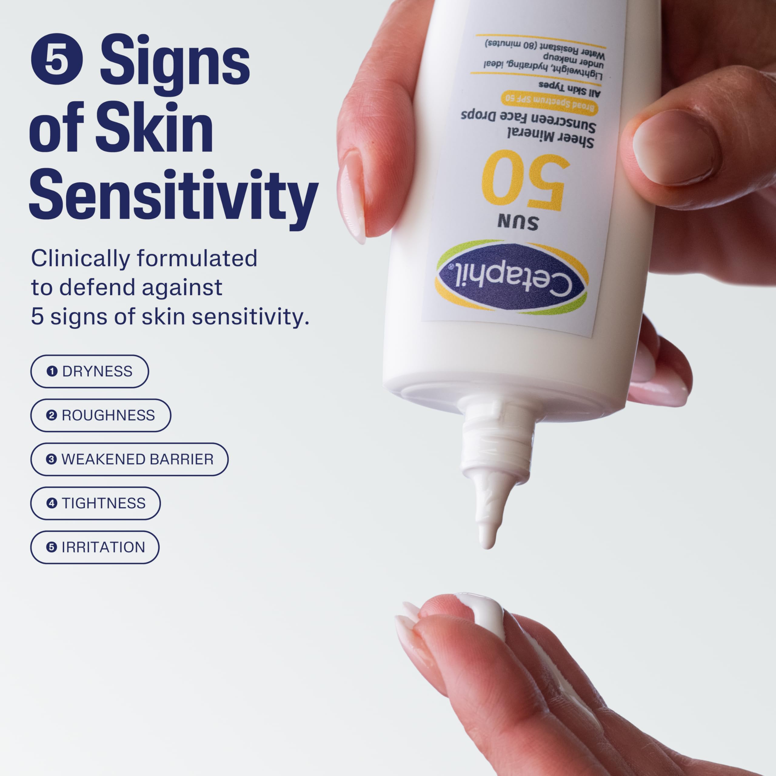 Cetaphil sunscreen is unscented for fragrance-free daily use.