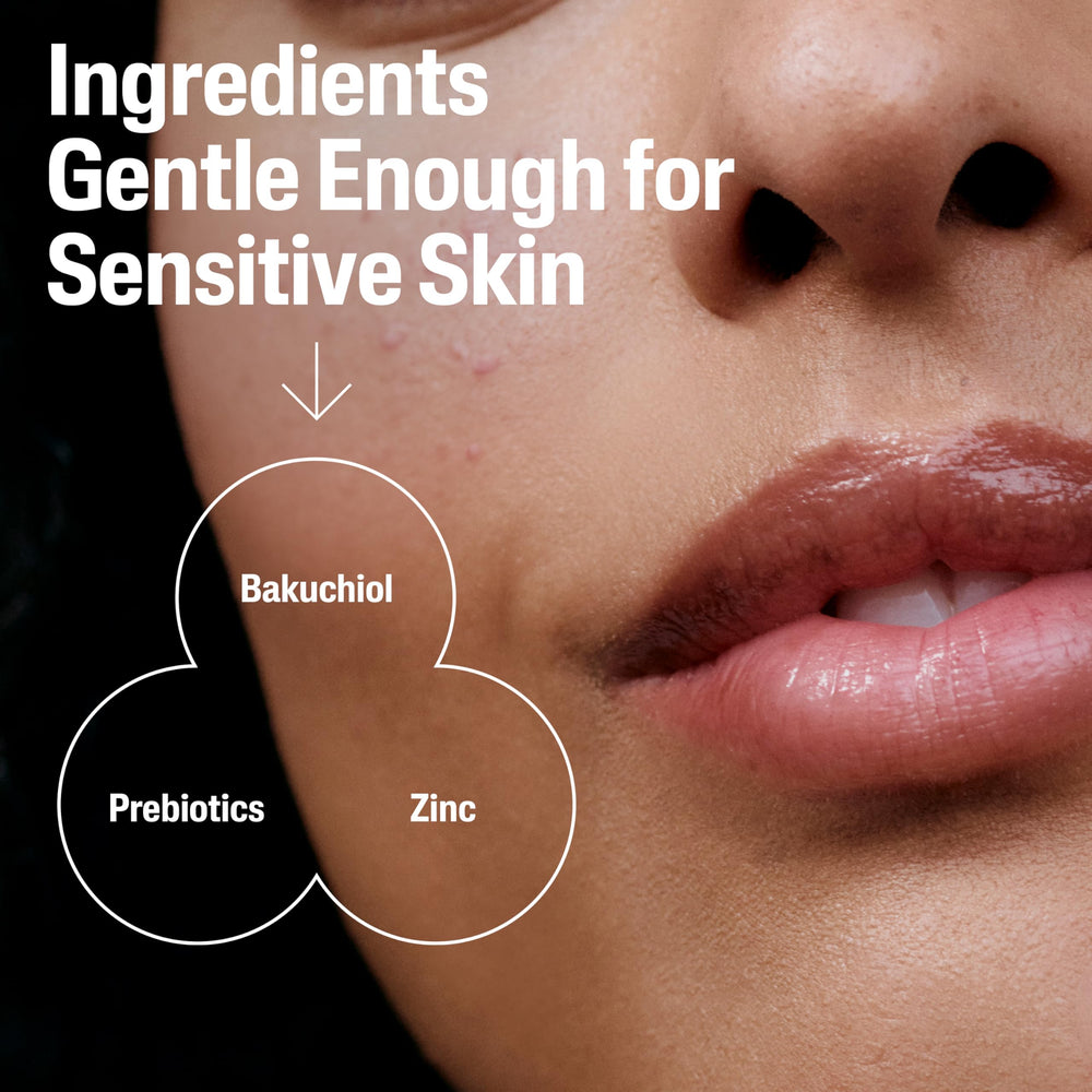 Cetaphil zinc and prebiotics image illustrating barrier support and oil balance.