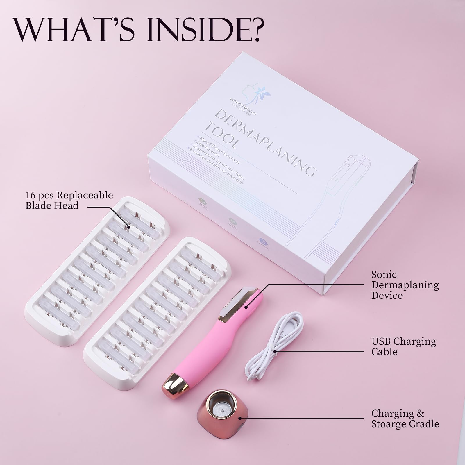 CEVEK Dermaplane travel case image illustrating compact carry-on friendly skincare on trips.