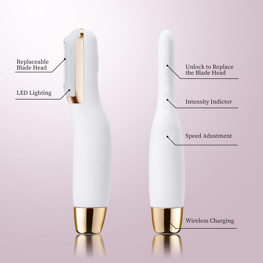 CEVEK Sonic Edge Technology closeup emphasizes precision for gentle exfoliation.