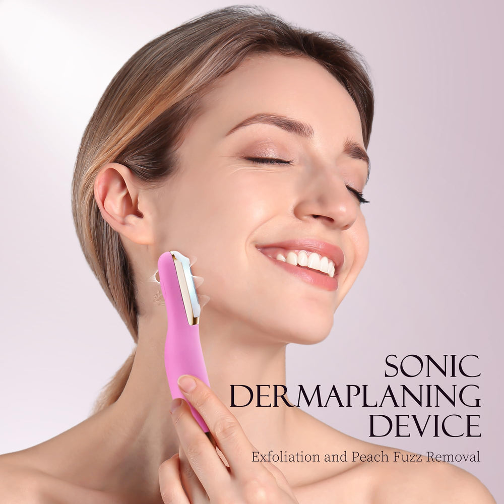 CEVEK Sonic Edge Technology detail highlighting efficient exfoliation for skincare prep.