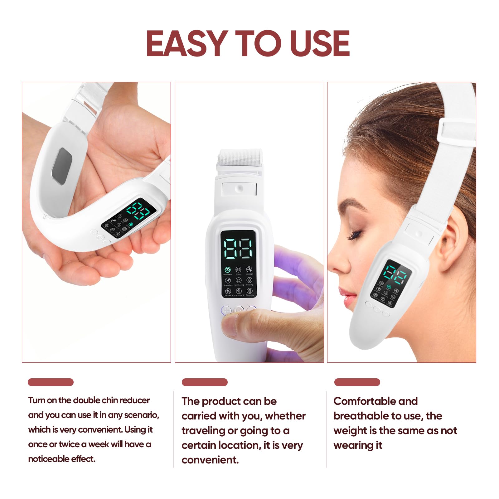 Ceymodir lightweight ergonomic design for easy multitasking during treatment.