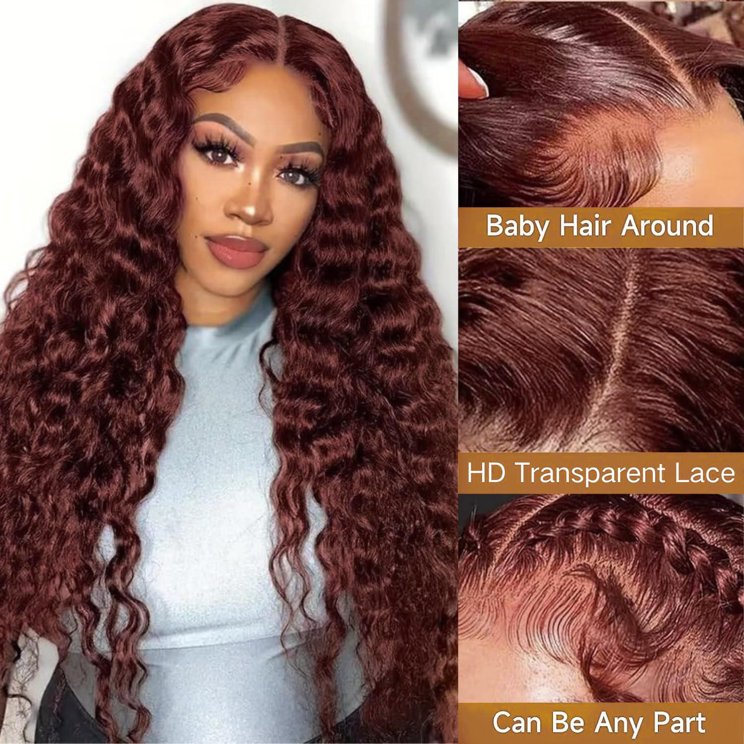 Cfaimity 180-density curly wig showcases full volume and bounce.