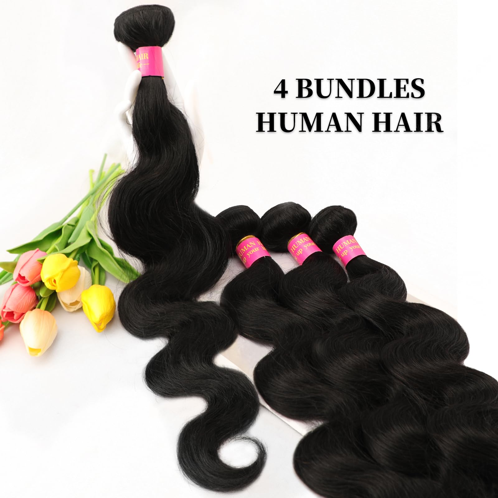 CFY Brazilian virgin hair bundle weft closeup highlighting thick density for weave.