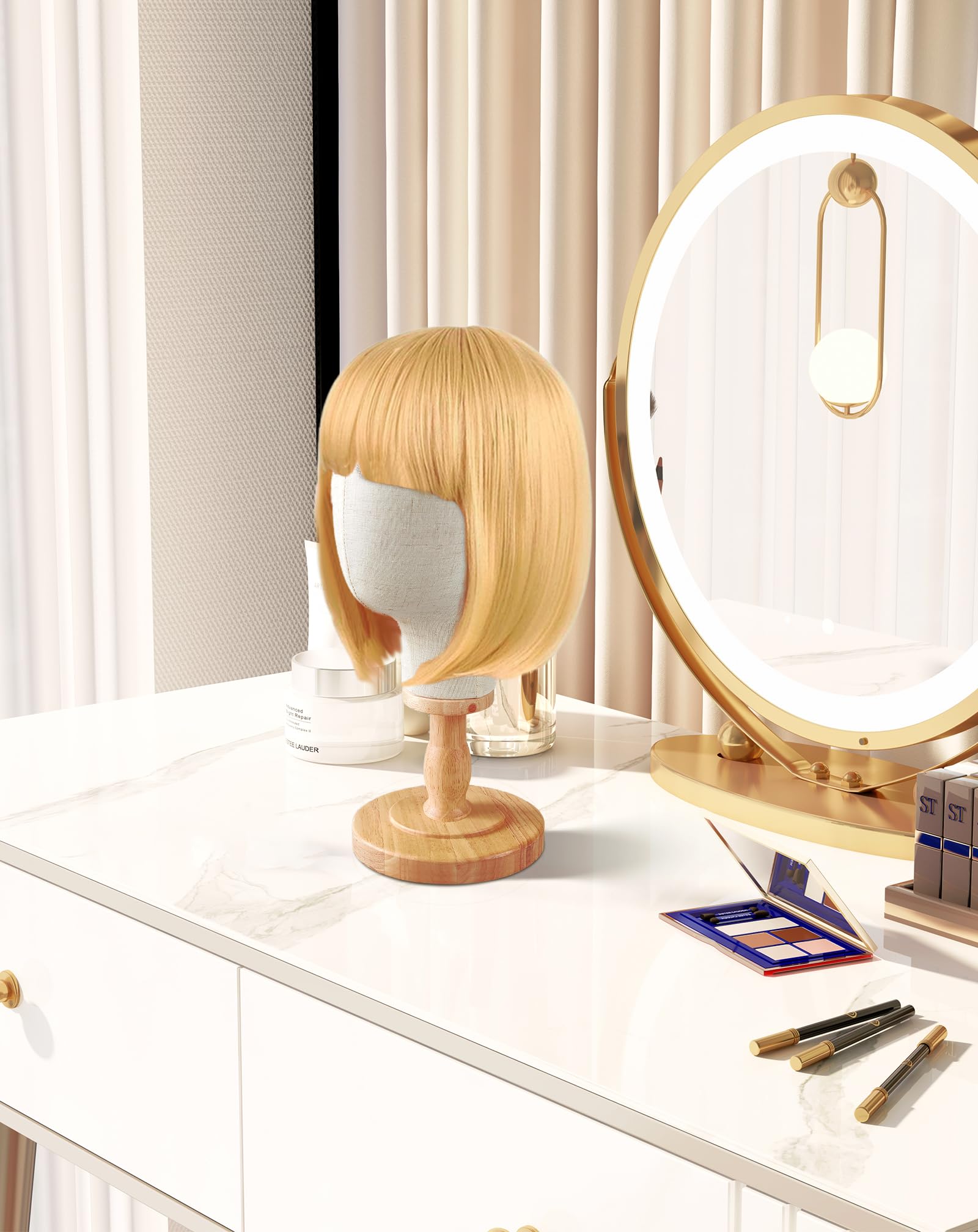 CHADWICK wig head stand easy-assembly design speeds setup