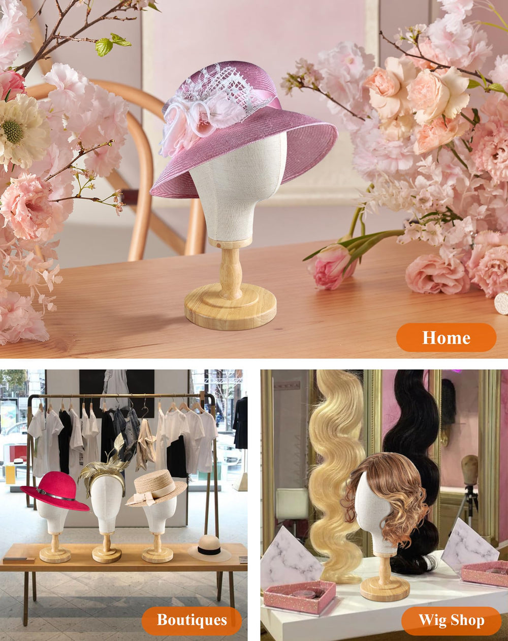 CHADWICK sturdy base keeps display stable in stores and homes