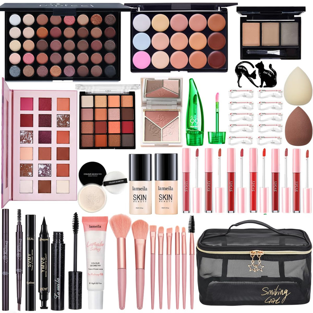 CHAFFUL All-in-One Makeup Kit front view for daily routine with complete set