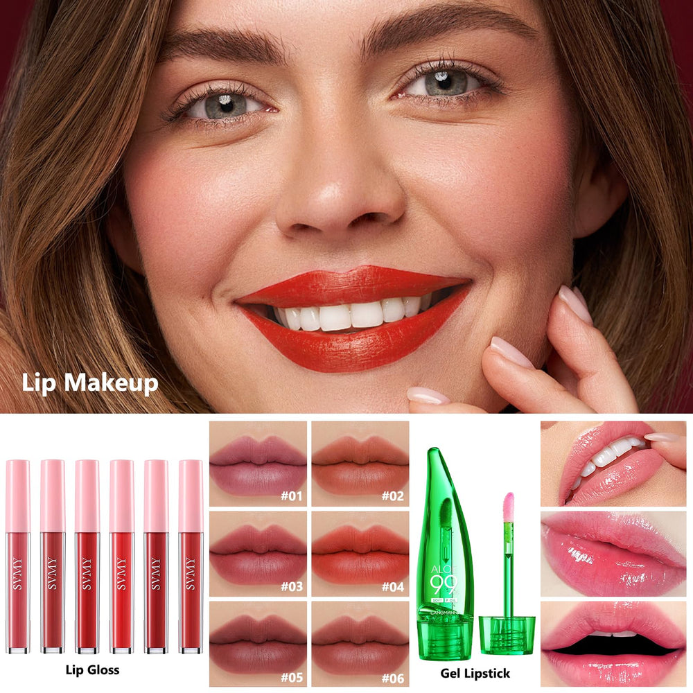CHAFFUL lip gloss and gel lipstick for color versatility
