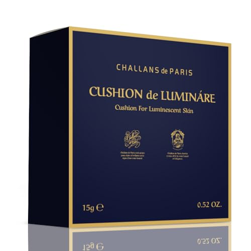 CHALLANS de PARIS Cushion de LUMINÁRE swatch on skin for even tone