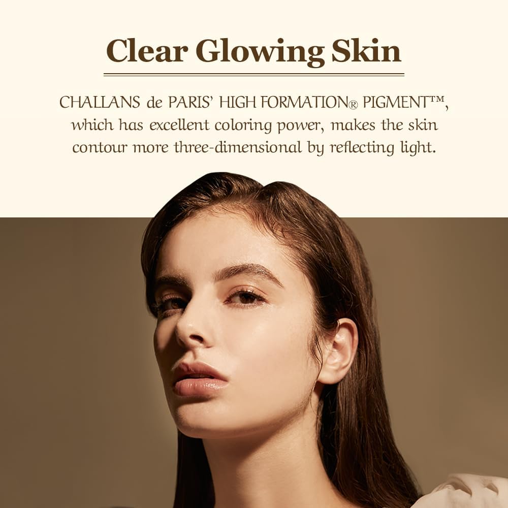 CHALLANS de PARIS Cushion de LUMINÁRE full-coverage look on complexion