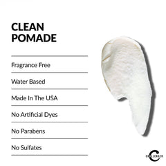 Challenger cream pomade application shows smooth glide and controlled hold.