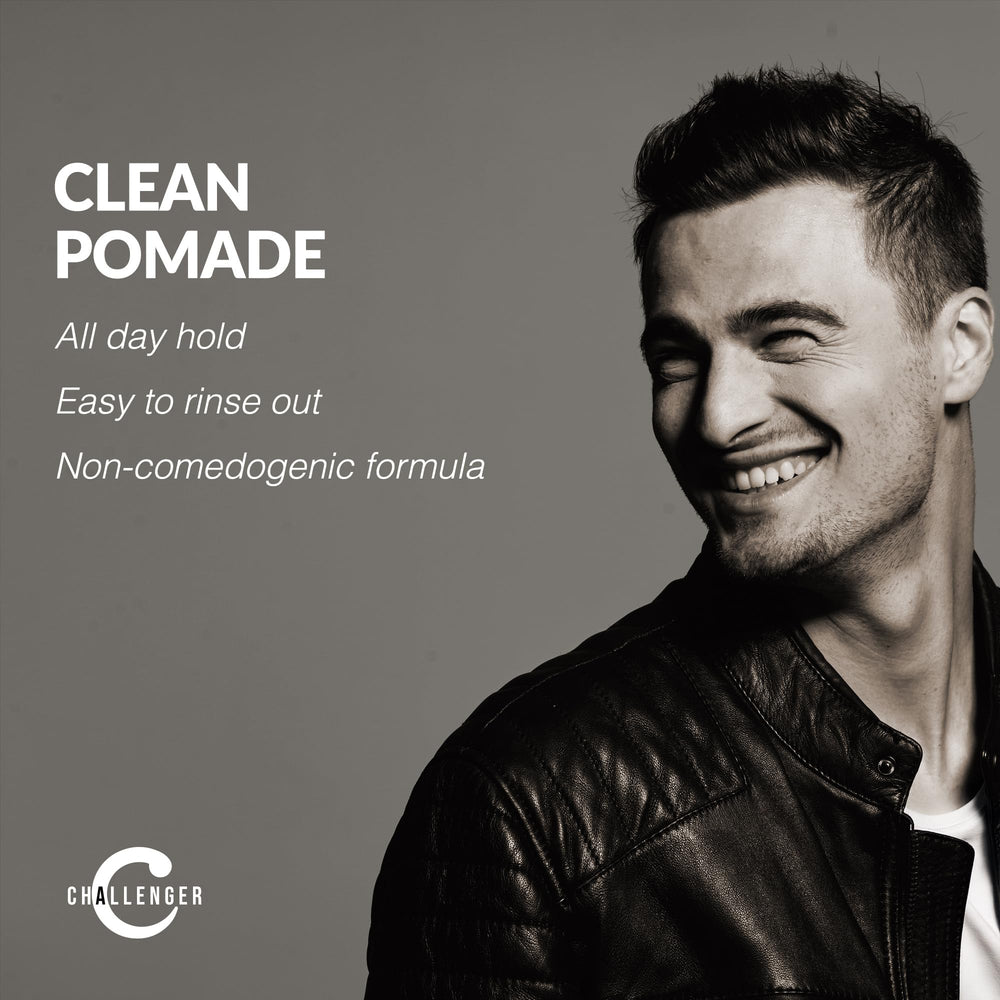 Challenger fragrance-free cream pomade jar 1-5oz ready for travel.