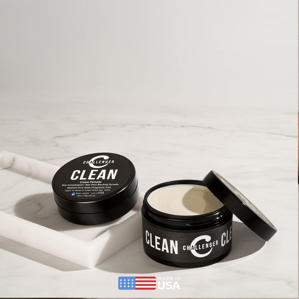 Challenger travel-friendly packaging fits bags for on-the-go touch-ups.