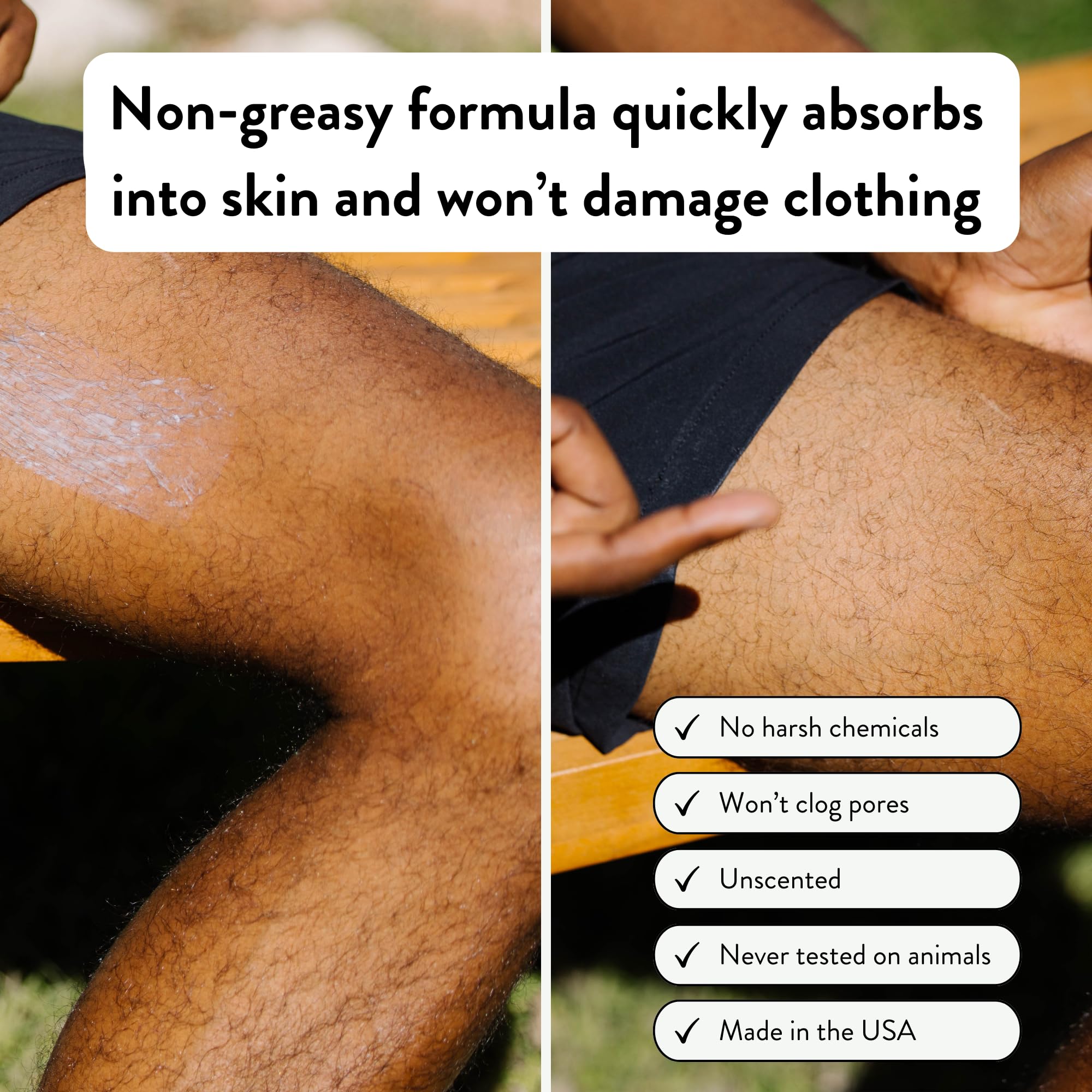 Chamois Butt'r Eurostyle paraben-free gluten-free formula supports irritation-free comfort.