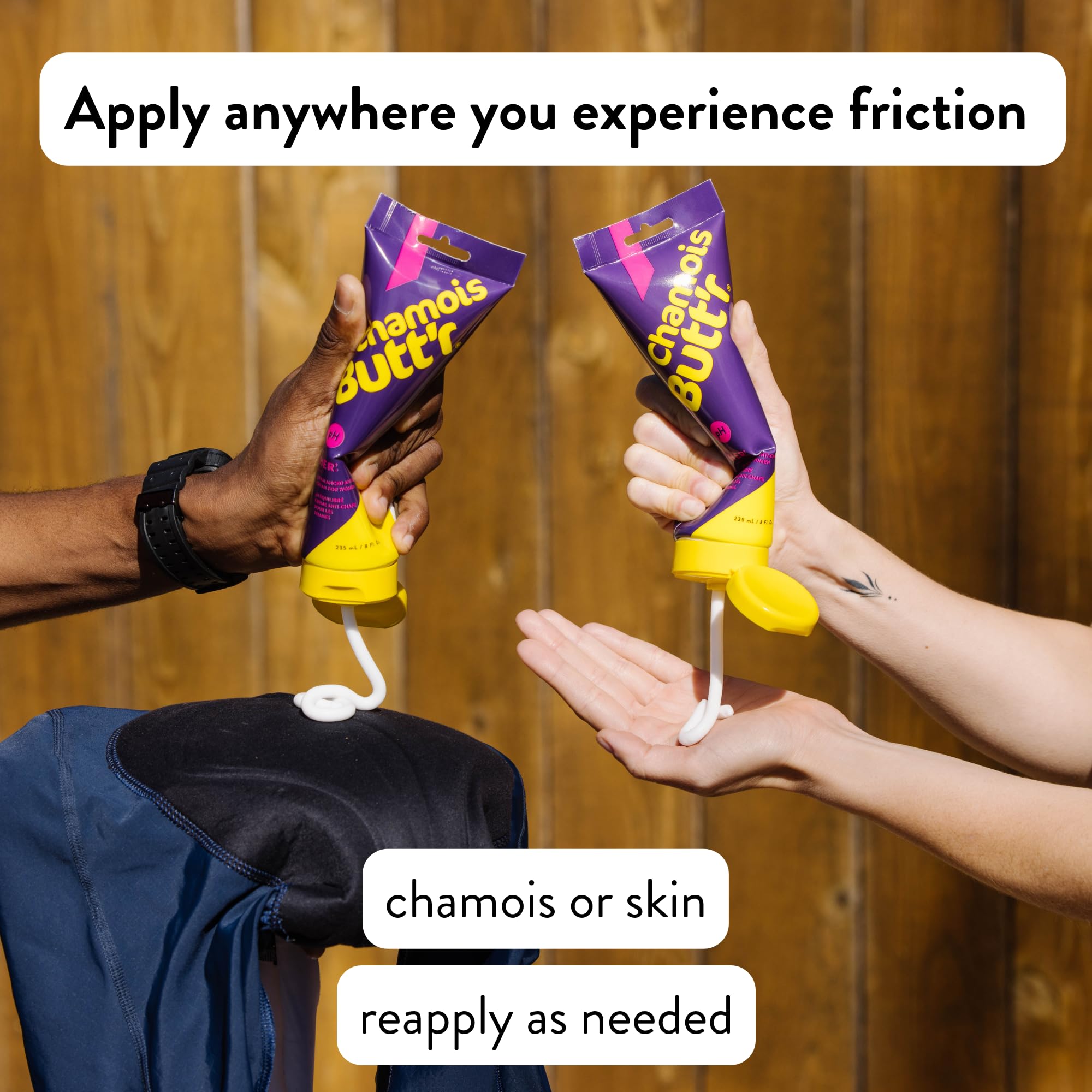 Chamois Butt'r Her' soothing skin-care with aloe vera and lavender.