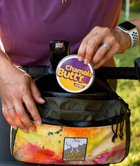 Chamois Butt'r Ultra Balm on skin provides long-lasting comfort during tough rides.