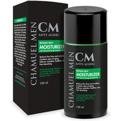 CHAMUEL MEN night-cream texture closeup — rich retinol formula supports nightly anti-aging.