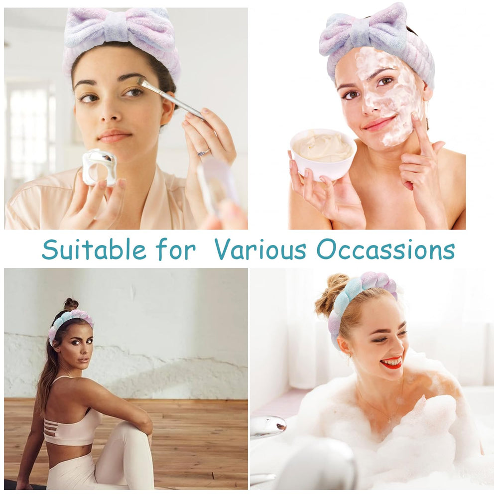 Chanaco Spa Headband laid out for facial washing and makeup use.