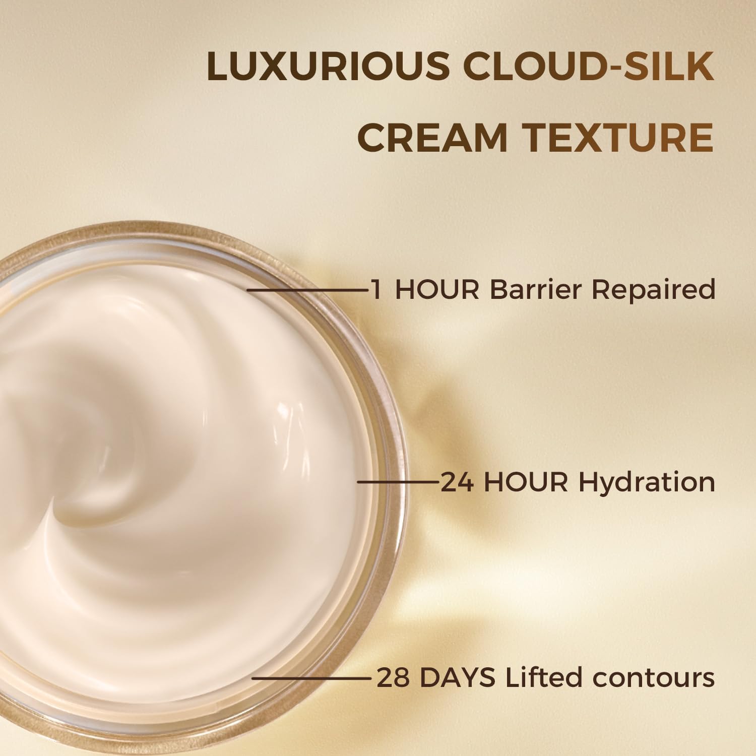 CHANDO HIMALAYA Hyaluronic acid and niacinamide visual underscore moisture and brightness support