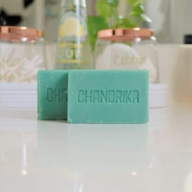 Chandrika natural vegetable oils—100% natural cleanse with vegan ingredients.